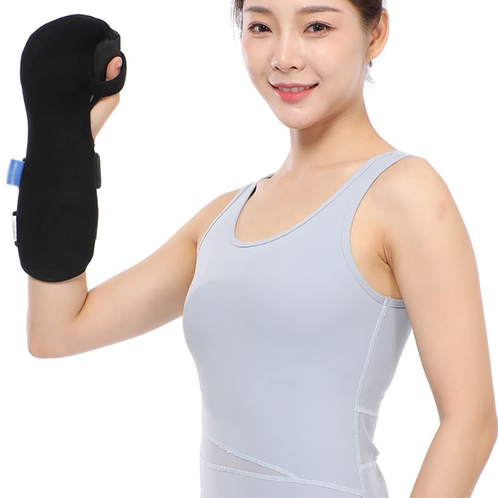 Férula de Mano en Reposo, muñequera, Correas Ajustables, Soporte de descompresión, cómoda y Transpirable, para fracturas, esguinces, inmovilización traumática de Lesiones de Dedo o Pulgar