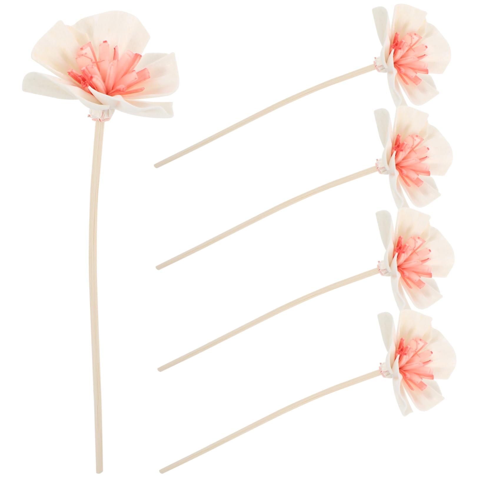 Anneome 5pcs Elegant Decorative Diffuser Sticks for Scented Fragrance Bottles Dried Flower Diffuser for Home Decor Relaxation