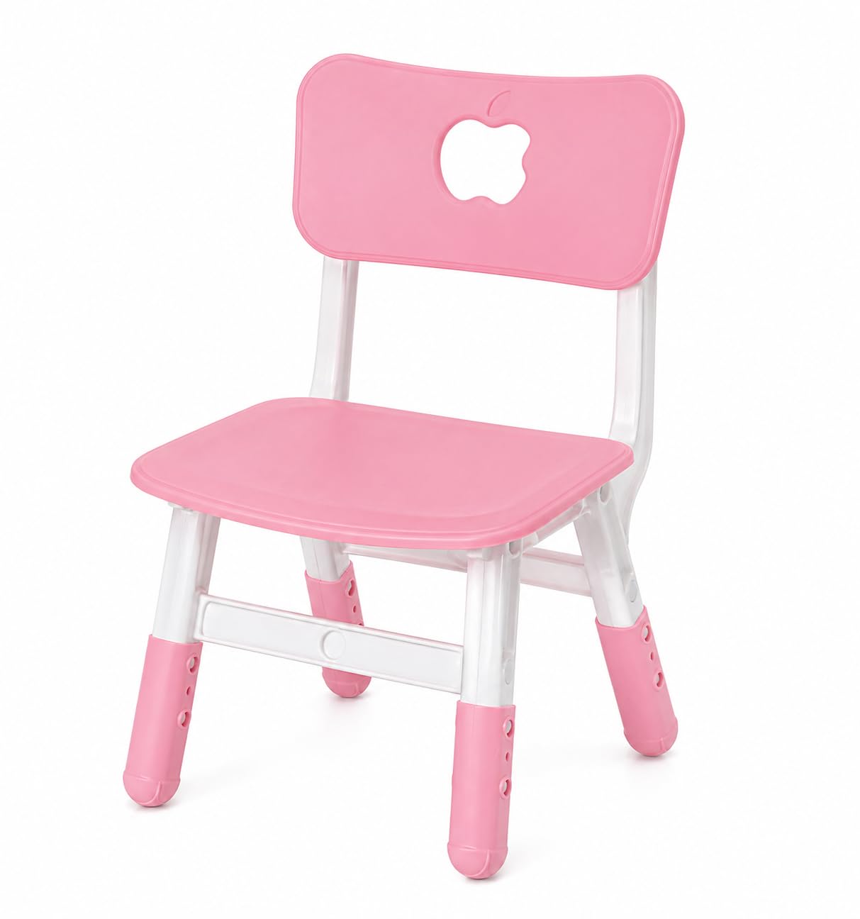 Bayli Kinderstuhl Rosa höhenverstellbar 27–30 cm – Kunststoff Stuhl für Kinder – Spielstuhl, Lernstuhl & Bastelstuhl für Kinderzimmer, Kita & Spielbereich
