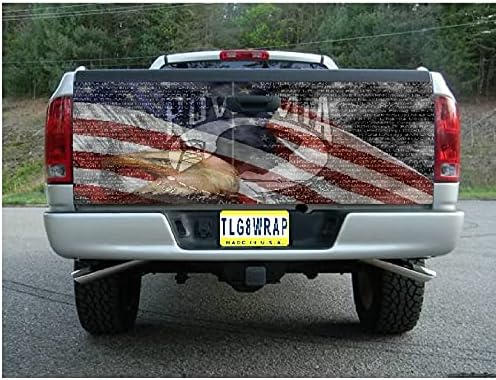 Amazon.com: GRAPHIX EXPRESS T137 POW MIA Tailgate WRAP Vinyl Graphic ...
