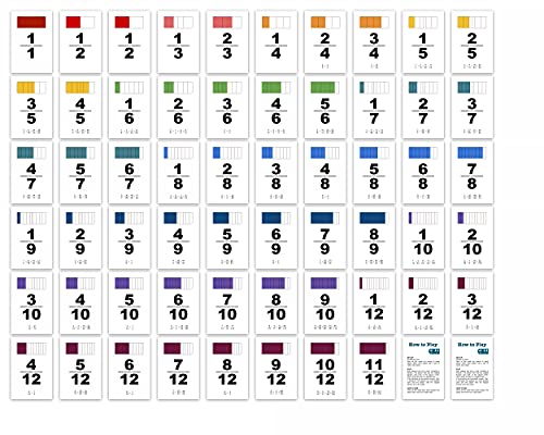 Fraction War Math Game - Fun Math Game To Learn, Compare And Simplify Fractions For 2Nd Grade, 3Rd Grade, 4Th Grade, 5Th Grade (1 Pack) (Standard Edition) #TOP4