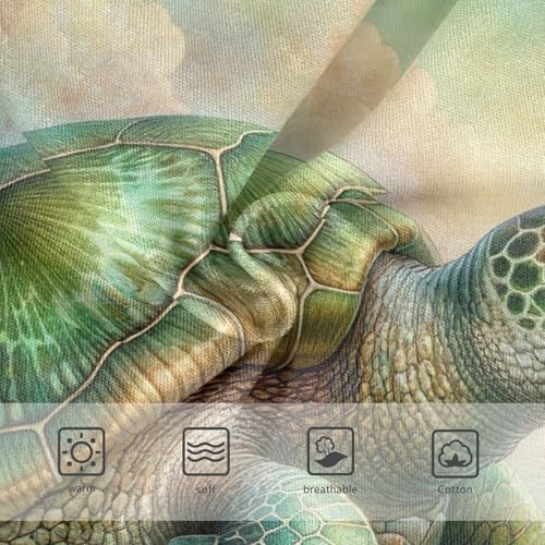 Underwear for Girls, Fantasy Vintage Sea Turtle Toddler Girl Panties, Girls Cotton Underwear, 2T–8 Years3