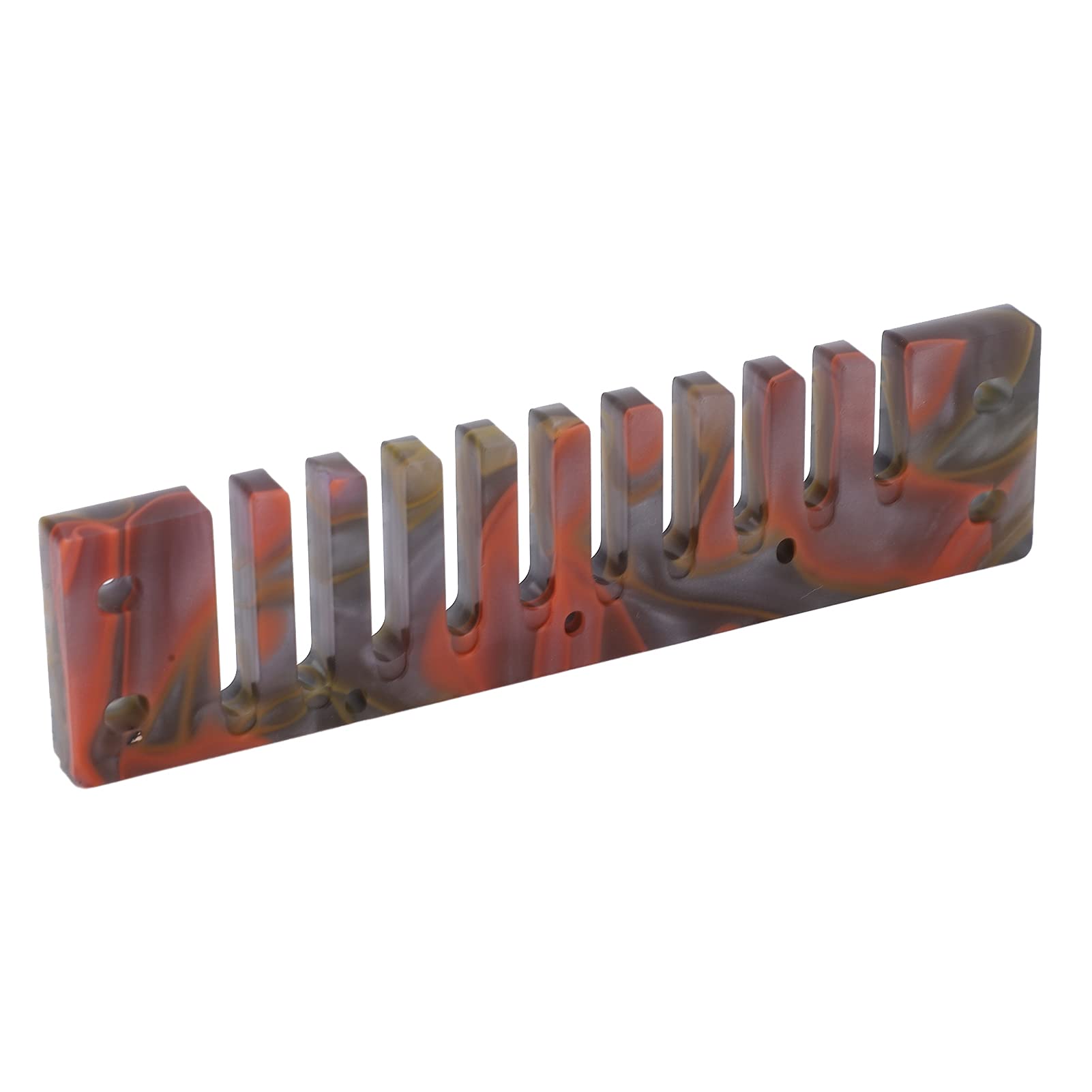 Harmonica Peigne Partie Marine Crossover Crossover Deluxe Acrylic Wind Instrument Accessoires pour les Mélomanes (Ambre)