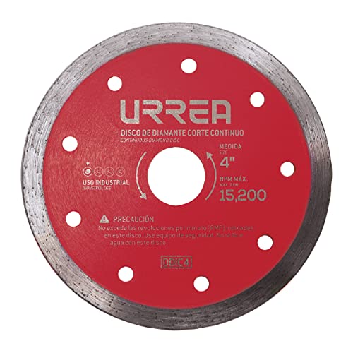 Urrea DDIC45 Disco de Diamante Uso Industrial Corte Continuo, 4 1/2'