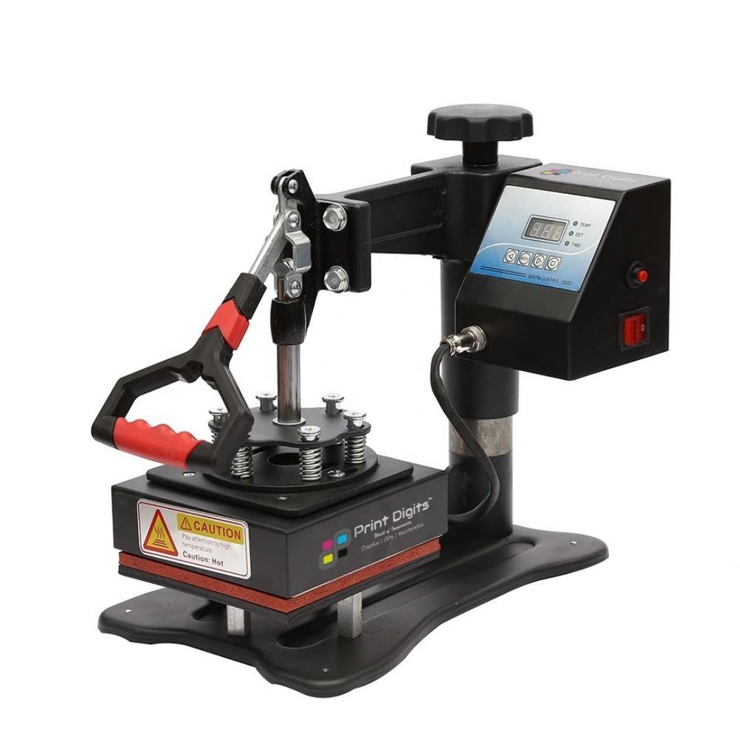 Sponsored Ad - 6x6 Heat Press DTF Sticker Pasting | Sublimation | Metal Body|2024 Model|Edge to Edge Printing Technolgy