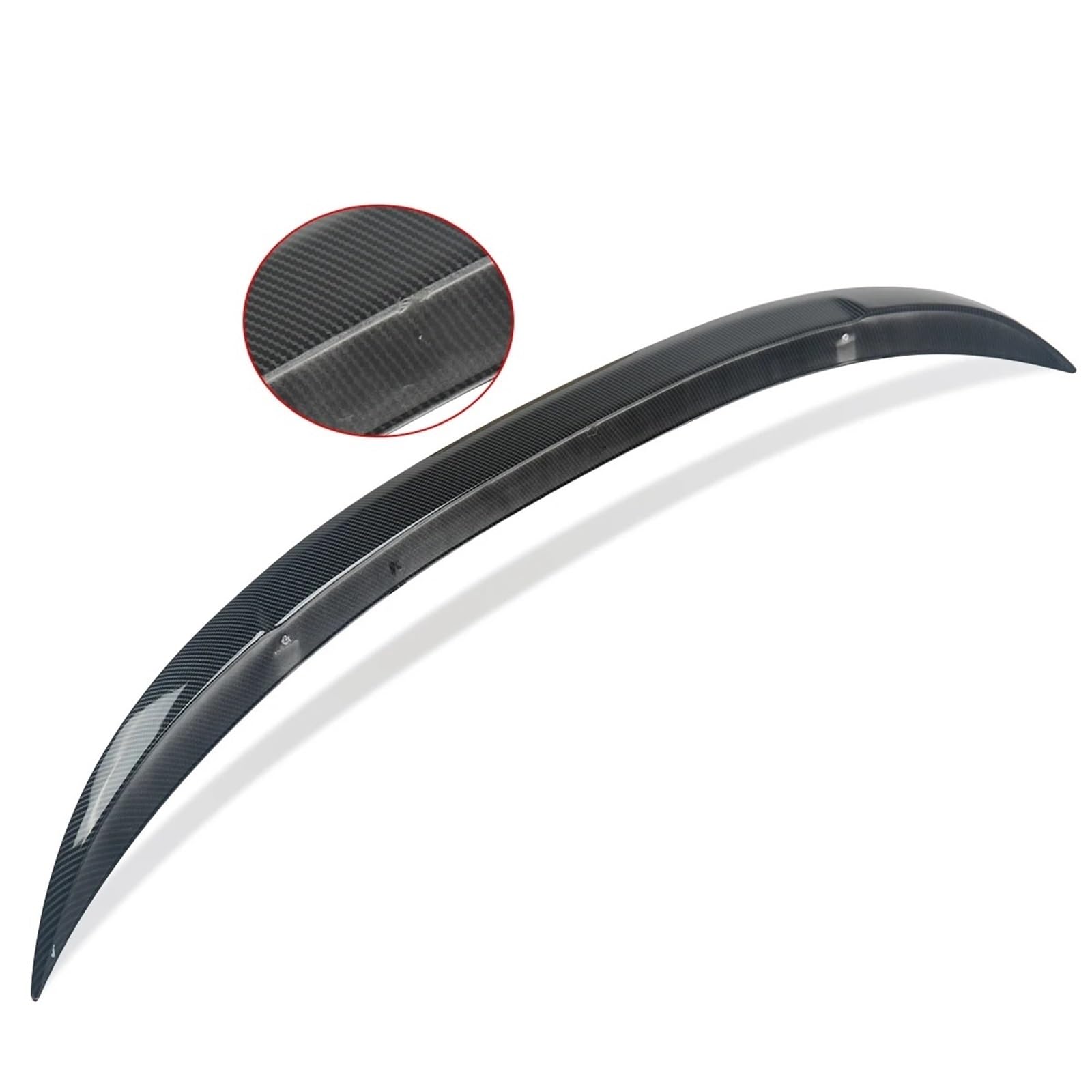 MagicKit kompatybilny z BMW serii 4 F33 cabrio 2013-2020 kompatybilny z tylnym spojlerem M Performance wygląd włókna węglowego tylny spojler tylny(Carbon Look)