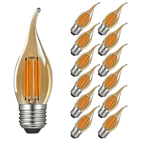 Bombillas LED MAYCOLOR Vela Casquillo Gordo 4W 12 Unidades Cover