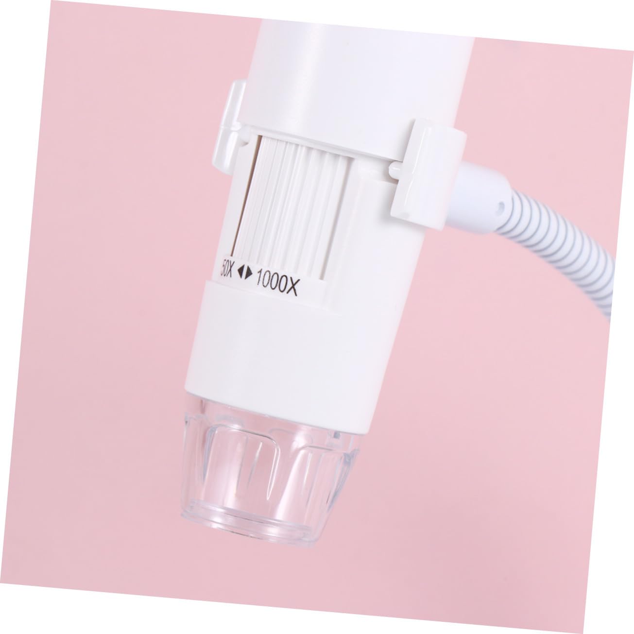 TEHAUX USB Mikroskop mit 1000-facher Vergrößerung Tragbares Digitales Handy Mikroskop Hochauflösend für Biologieunterricht Schmuck und Textilinspektion Weiß