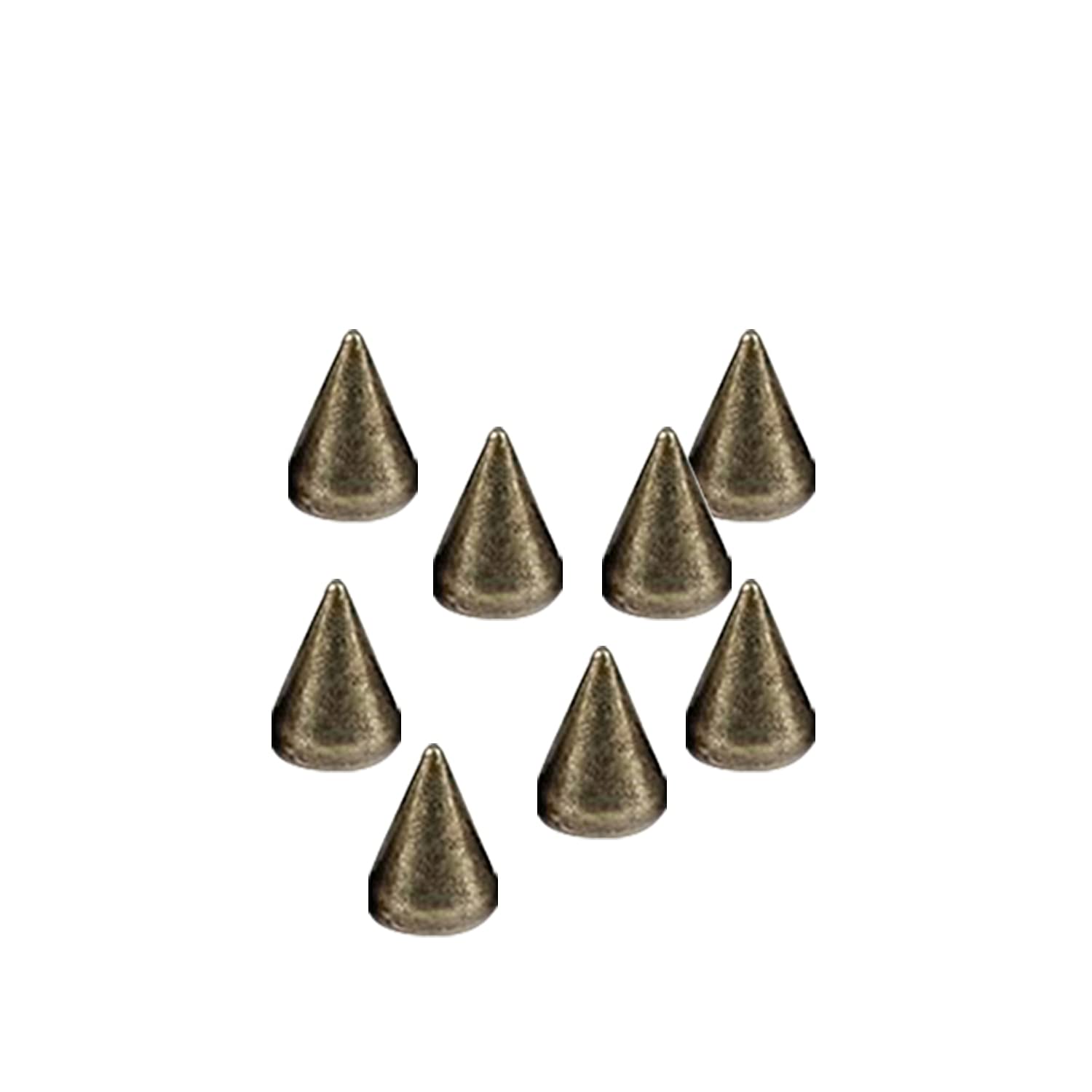 GORGECRAFT 30 Set 2 Misure 20MM 40MM Borchie A Punta Argento Cono Punk Rotonde Punte Rivetti Borchie A Vite Grandi Punte A Vite In Metallo Lunghe per Artigianato Fai Da Te Abbigliamento