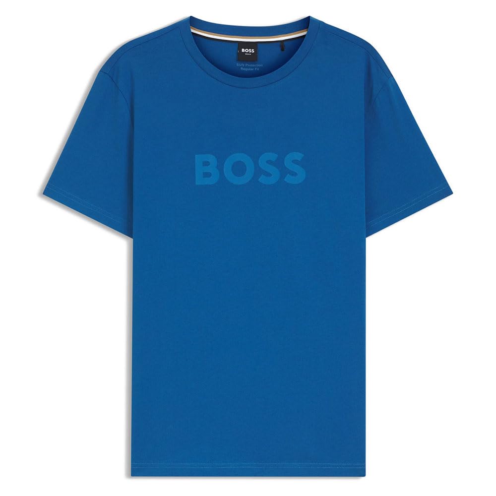 Boss Men's T-Shirt Rn 10249533 01 - Open Blue - M