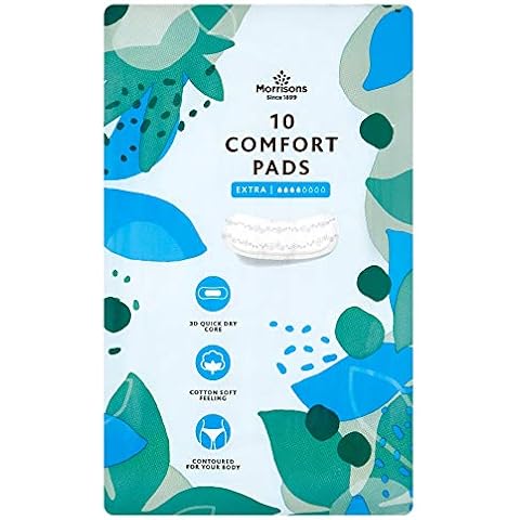Morrisons Comfort Pads Extra 10 Pack x 6 Cover