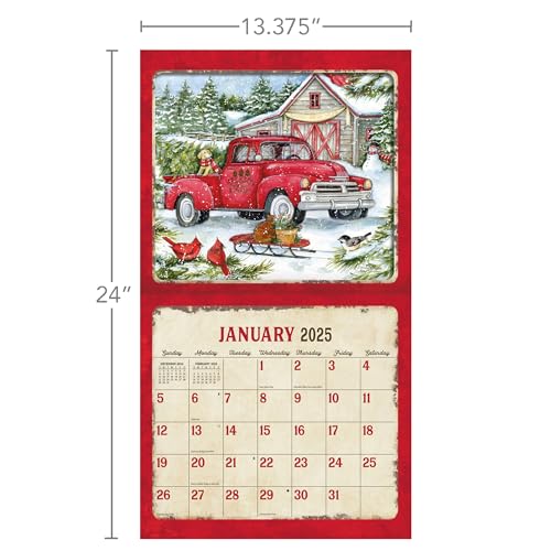 LANG-Truckin-Along-2025-Wall-Calendar-25991002010 LANG Truckin Along 2025 Wall Calendar 25991002010