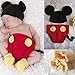 Charmed Baby Boy Girl Crochet Costume Outfit Photo Props (Mickey Mouse) Red