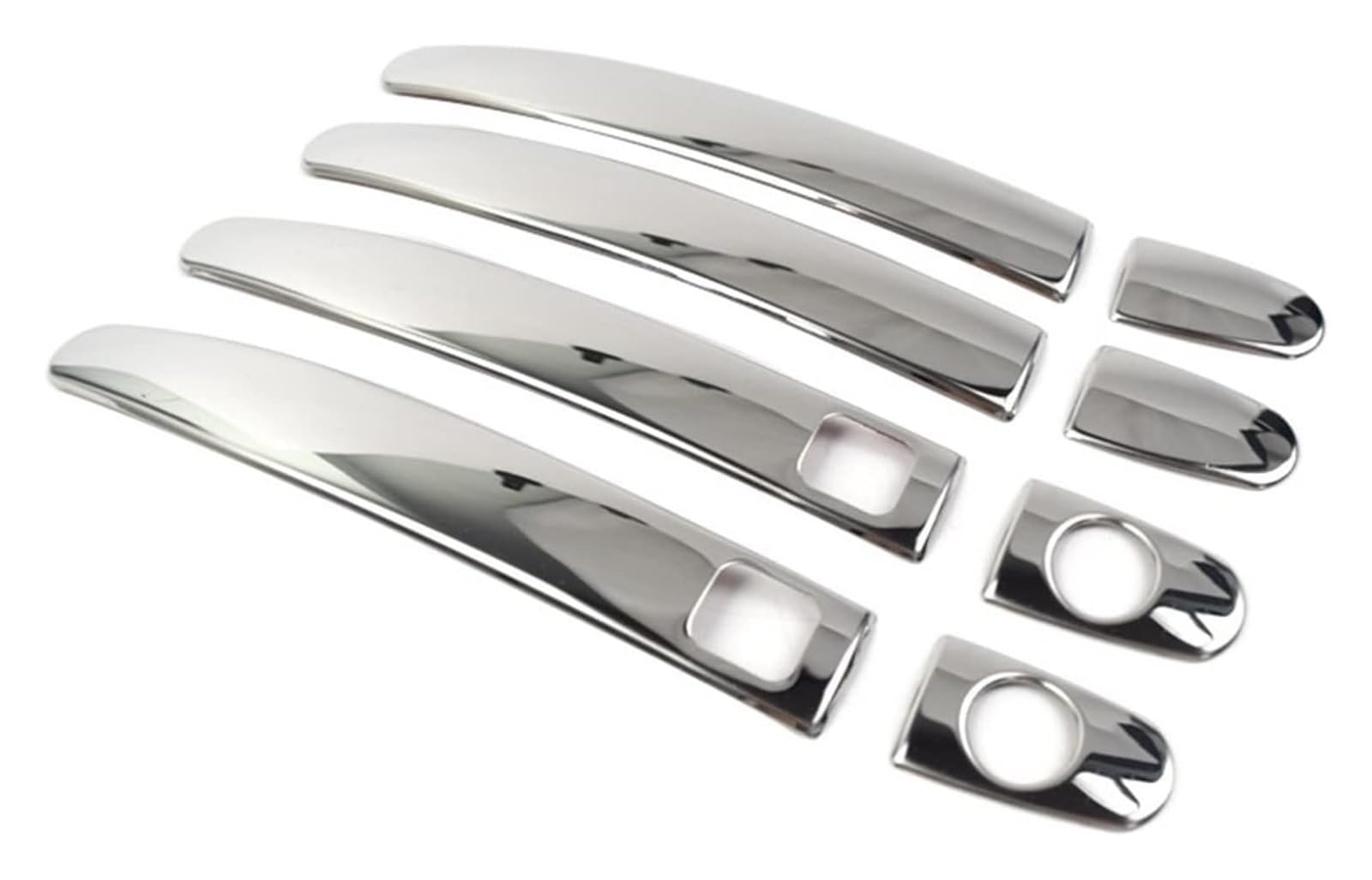 Qwqthgs 4 Car Exterior Door Handle Cap For Toyota For Corolla 2009-2013 Door Handle Cover Pull Paster Trim Stainless Steel Car-Styling Decoration(4)