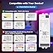 BTF-LIGHTING 5in1 WB5 2.4GHz Tuya WiFi PWM LED Controller Compatible with Alexa/Google Home/Smart Life/Tuya Smart APP Control for Dimming CCT RGB RGBW RGBCCT LED Strip Work with WR01RF WR02RF etc