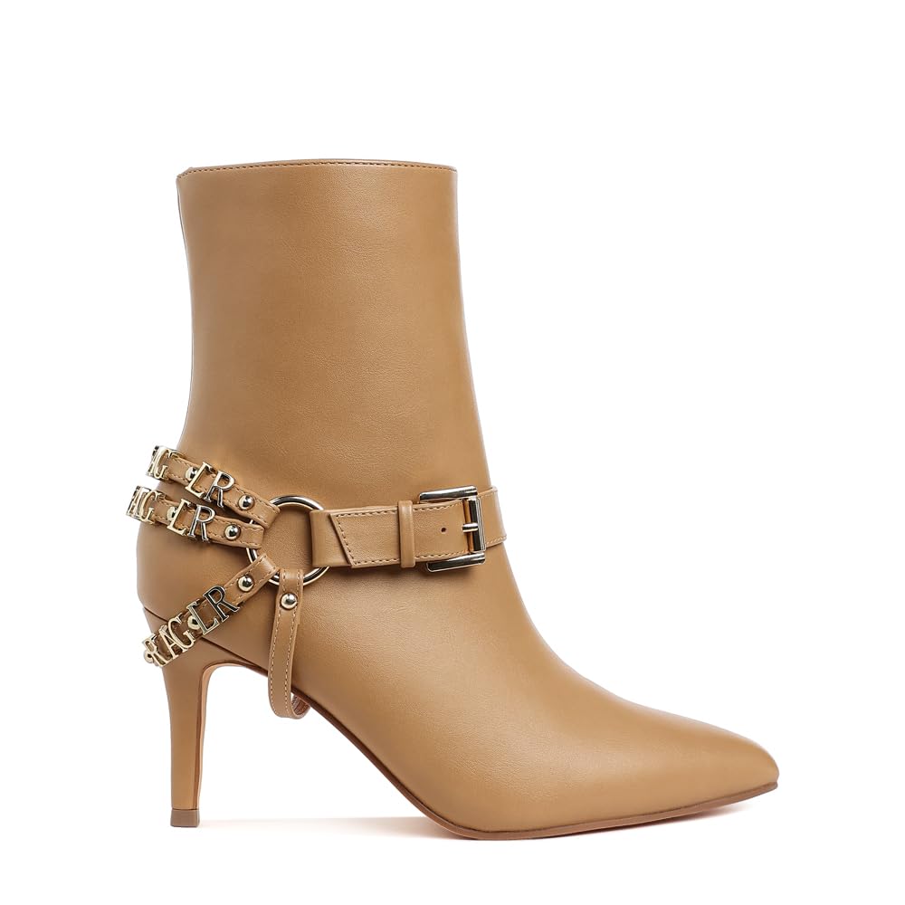 London Rag Nicene Harness Detail Stiletto Boots