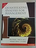 Quantitative Analysis For Management