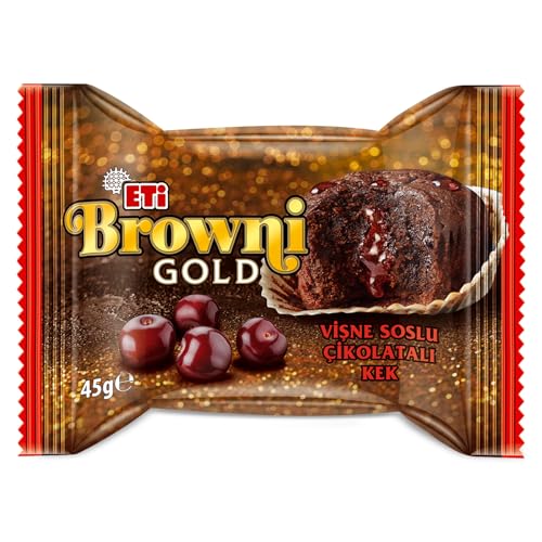 Browni Gold Vişne Soslu Çikolatalı Kek 45 g x 24 Adet
