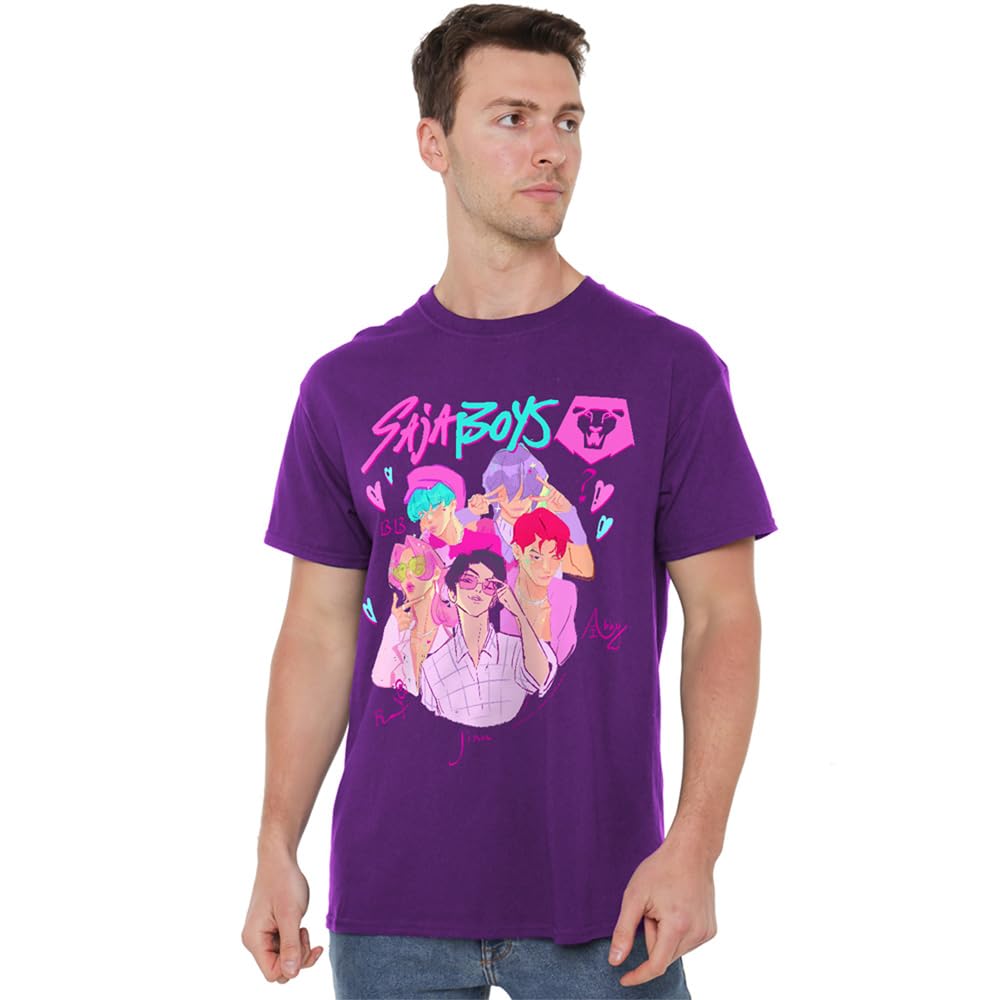Netflix Kpop Demon Hunters T-Shirt - 3XL - Purple