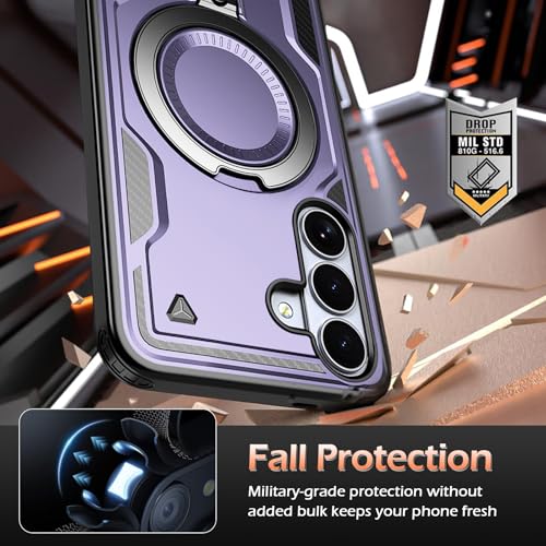 Image of for Samsung Galaxy S26 Plus Case Magnetic with stand, with Mag-Safe, with Screen Protector, Wireless Charging, Shockproof for Samsung S26 Plus 5G Phone Case, Ring Holder Cover for Samsung S26 Plus