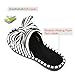 ULTRAIDEAS Women's Memory Foam Open Toe Slide Slippers with Adjustable Strap, Ladies' Slip-on House Shoes Spa Mules Sandals with Indoor Outdoor Anti-Skid Rubber Sole, Black, 9-10
