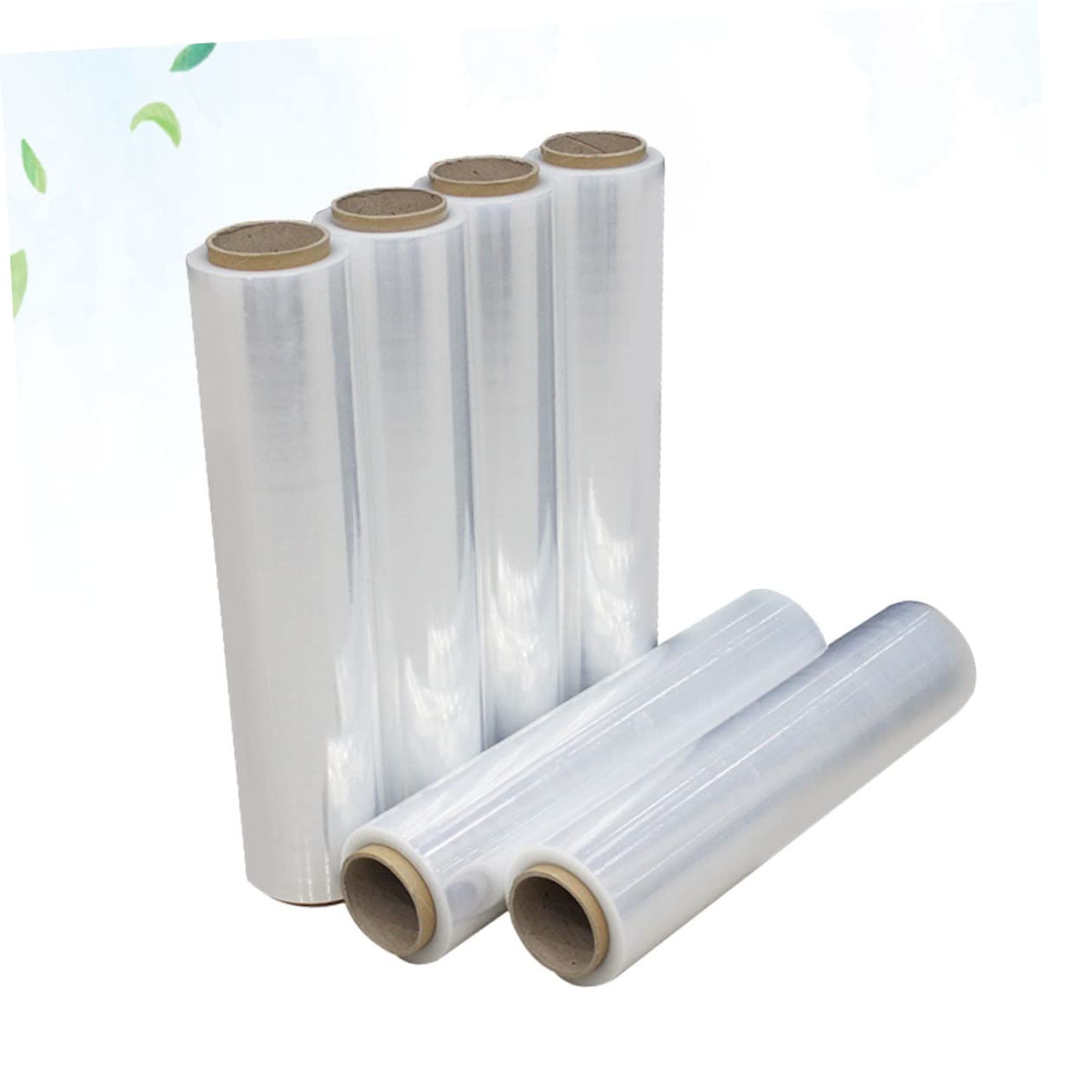 Pellicola Estensibile per Imballaggio 1 Rotolo Lldpe Resistente | 160m, Trasparente, Facile da Srotolare, per Magazzino e Deposito, Film Spesso e Robusto