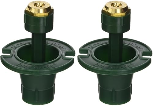 Orbit 54029 Cabezal de aspersor emergente de plástico con boquilla de latón (paquete de 2)