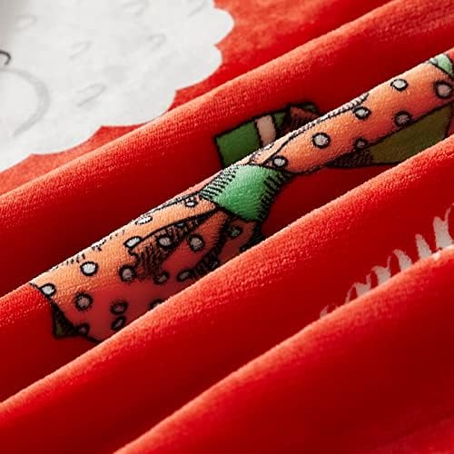 Vertvie Christmas Throw Blanket Soft Winter Blankets Fleece Plush Xmas Bed Throw Blanket with Santa Snowmen Print Double-Sided Thick Sofa Couch Cabin Throw Blanket 50X60 inch