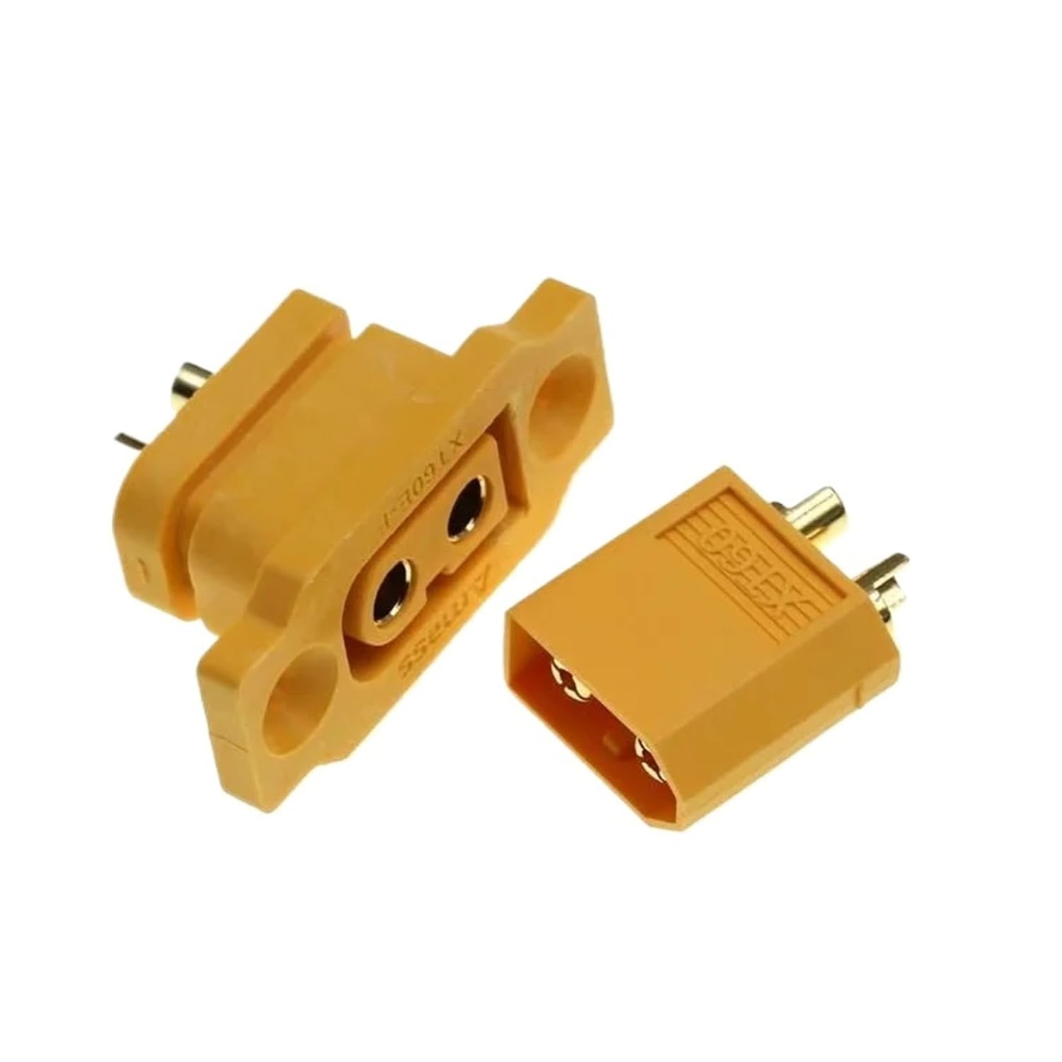 Quick Charge XT60E-F Model Airplane Gold-Plated 30A High Current Female Plug Mountable XT60 Connector(XT60E-F XT60H-M)