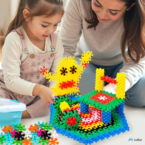 FunBlast Star Links Interlocking Blocks - DIY Building Toy for Kids ...