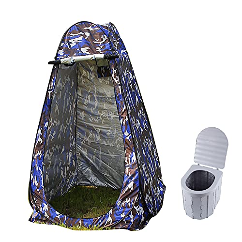 Tente de camping extérieur pour se changer et toilette avec 12 sacs de nettoyage