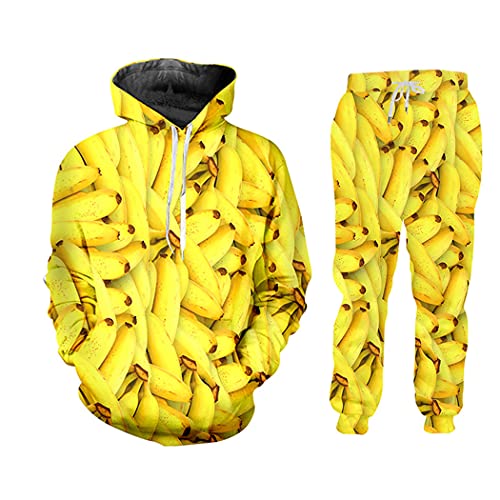 Ensembles d'été unisexe gilet t-shirt short motif fruit 3D taille XXXXXL HSPAL0169