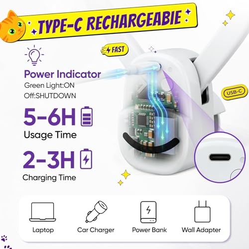 Aoioploa Automatic Flying Bird Cat Toy – USB Rechargeable Clip-On — view 7