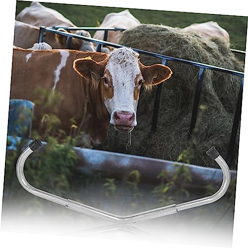 Barrière pour bovins outil élevage robuste et extensible couleur argent