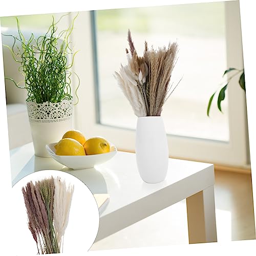 PRETYZOOM 5 Caixas Pompas Brancas Buquê Vasos De Casamento Decoração De Casamento Buquê Boquets De C