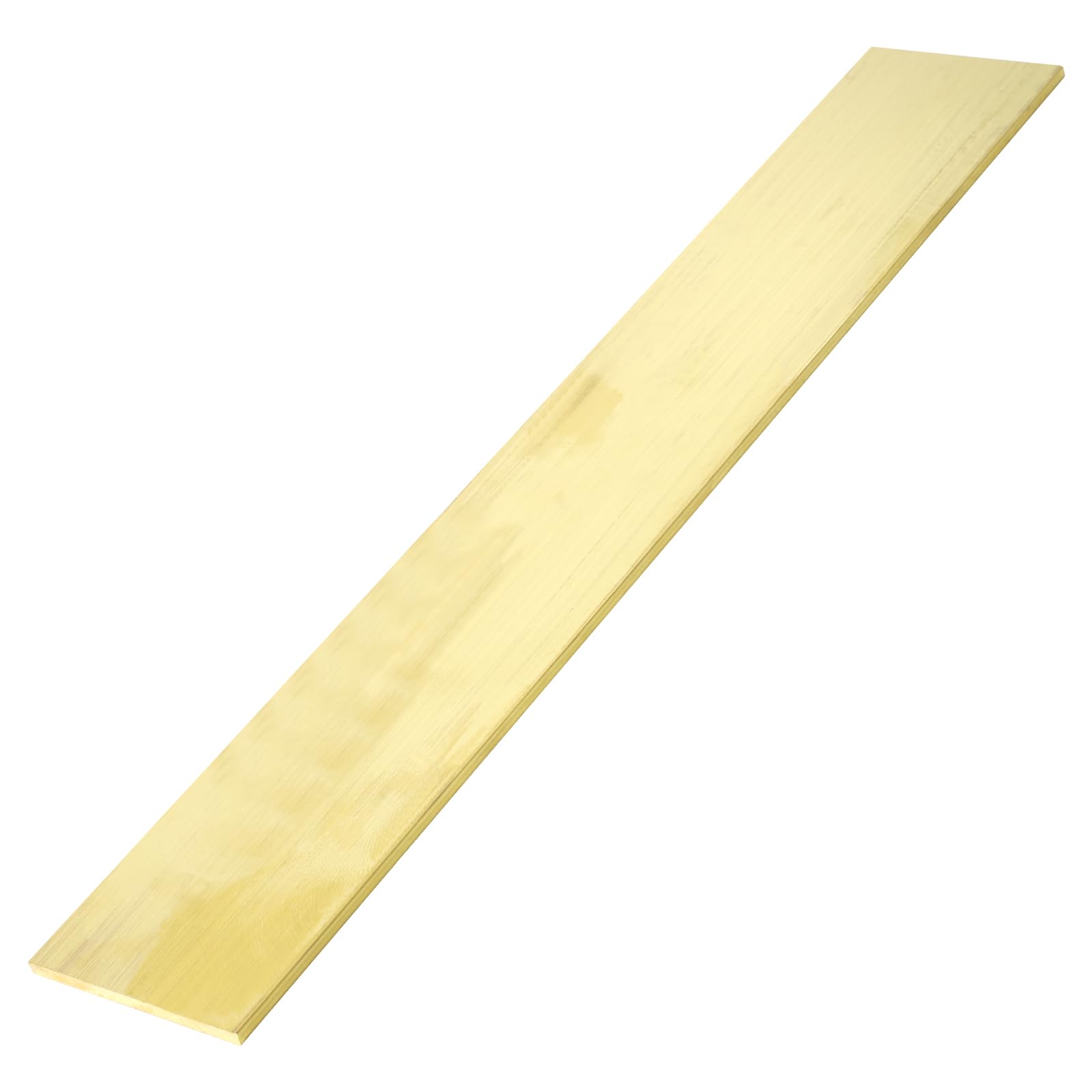 1/8" x 2" Brass Flat Bar Blank 12 "Long Solid Brass Thin Plate C360 Flat Mill Stock (1/8x2x12 inch, 1)