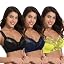 Black,navy,yellow(3 Pack)