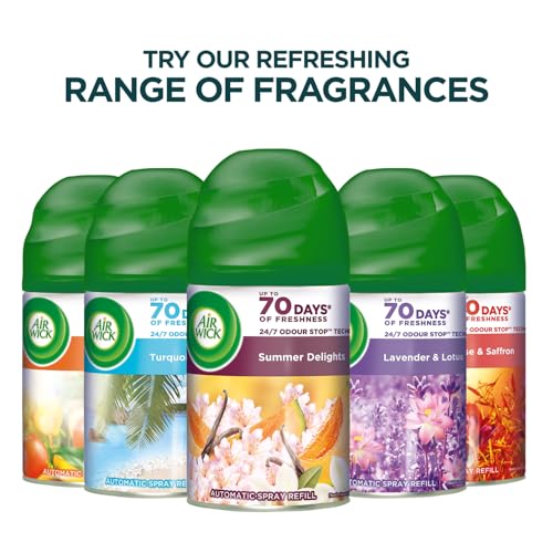 Air Wick 250 ml (Buy 3 Get 1 Free) - Lemon & Orange Blossom | Freshmatic Automatic Air Freshener Refill | 2600 Sprays Guaranteed | Ideal for Bathrooms, Rooms, and Automatic Freshening - Image 10 thumbnail