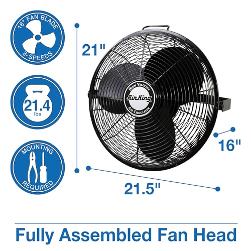Air-King-9318-Industrial-Grade-High-Velocity-Multi-Mount-Fan-18-InchBlack Air King 9318 Industrial Grade High Velocity Multi Mount Fan 18 InchBlack