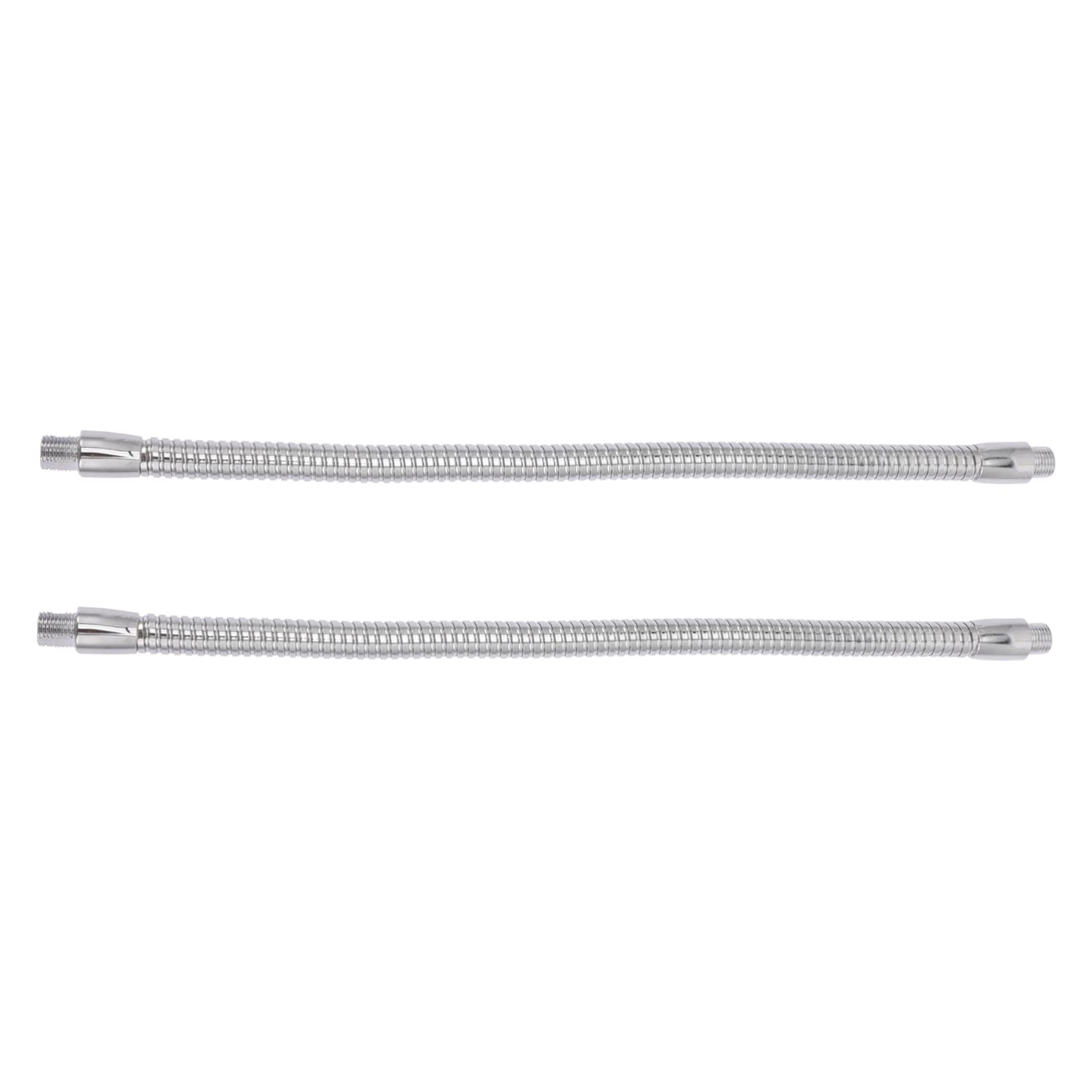 Ciieeo 2pcs Gooseneck Light Holder Metal Hose Bracket for Desk Lamp Flexible Gooseneck