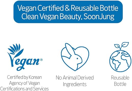 ETUDE SoonJung pH5.5 Relief Toner for Face, Hydrating Toner for Sensitive Skin, Vegan Face Toner, Panthenol, Madecassoside, Moisturizer, Korean Skin Care, Korean Toner, Beauty (11.83 Fl Oz)