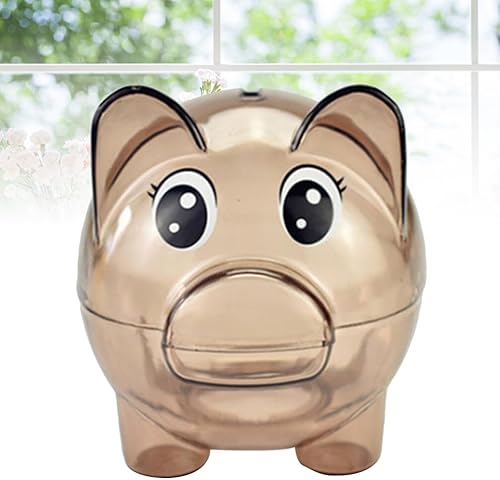 Miniatura 3 de BESPORTBLE Bonita alcancía transparente, alcancía para niños y niñas, alcancía para niños y niñas, alcancía para bebés, caja de ahorros para bebés,