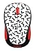 M325c Wrls Mouse Zigzag Red