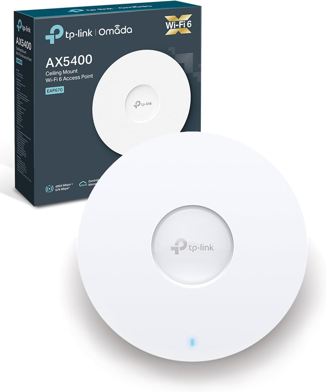 Tp-Link Omada Ax5400 Ceiling Wi-Fi 6 Wireless Access Point, Laptops Direct - EAP670NEW