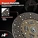 A-Premium Transmission Clutch Kit Set Compatible with Ford F-150/F-250/F-350 1993-1996, E-150 Econoline 1988-1989, E-250 Econoline 1988-1989, Bronco 1993-1996, 4.9L 5.0L