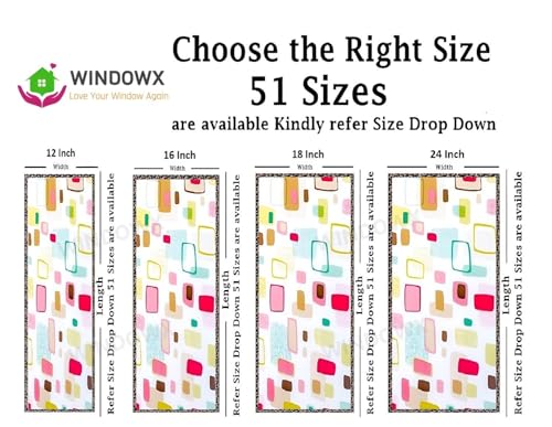 Image of Premium Vinyl Privacy Stained Window Glass Sticker (24x60 Inch) - Self-Adhesive Decorative Sticker Opaque Tint Wallpaper for Glass Cover Window, Door, Office, Home.| Anti-UV. 3D Shapes