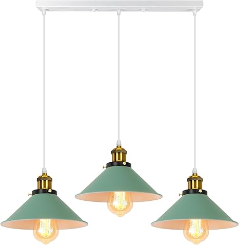 LED Suspension Lumière pendante Dimmable avec télécommande Lustre 46W