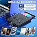 External CD/DVD Drive for Laptop, 7 IN 1 USB 3.0 Portable DVD Player, CD ROM Burner Writer, External Disk Drive, Optical Drive Compatible with Laptop, PC, MacBook, Windows, Mac, Linux OS (7 IN 1)
