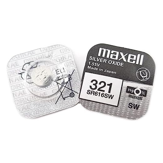 1x Pila Bateria Original Maxell 321 SR616SW 1.55V Pila Boton Oxido Plata Maxell