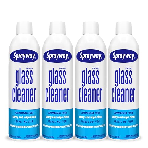 sprayway 443331 ammonia free glass cleaner 19 oz 4-pack packaging may vary 4 case